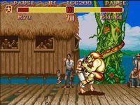 une photo d'Ã©cran de Super Street Fighter 2 sur Nintendo Super Nes